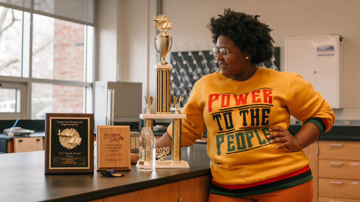 Dasia Taylor invented color-changing sutures at just 17 years old, turning a simple science fair idea into a powerful tool for early infection detection