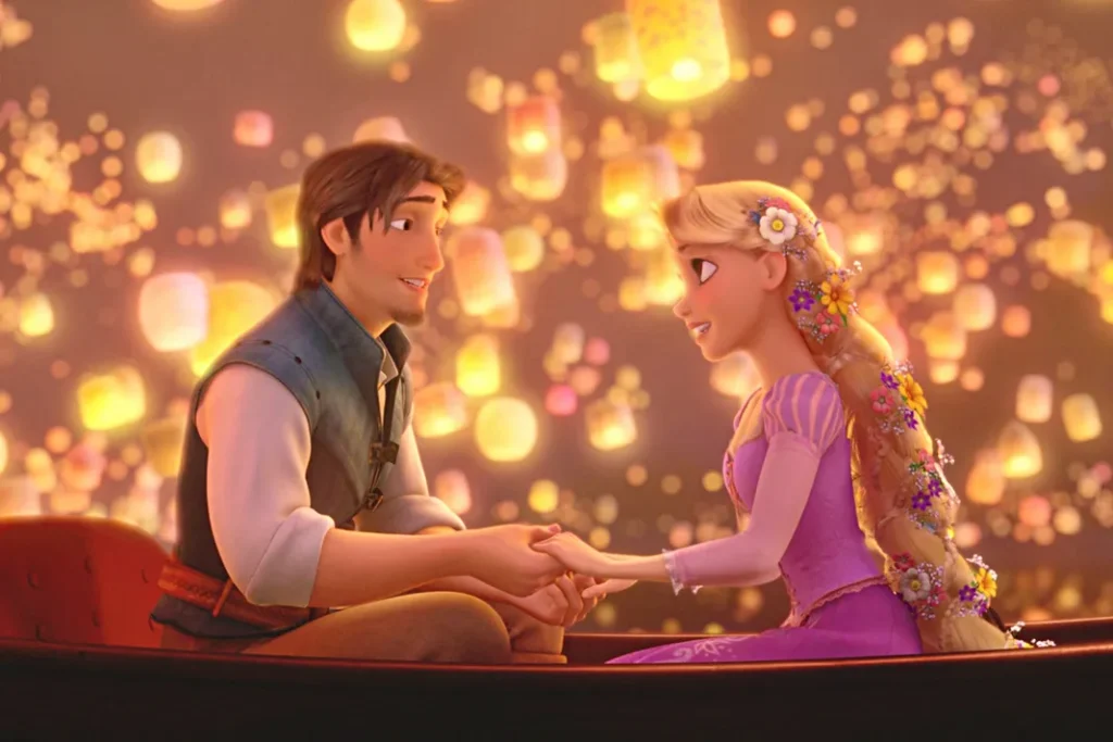 Disney's Live-Action Tangled Cast: Teagan Croft as Rapunzel and Milo Manheim as Flynn Rider
